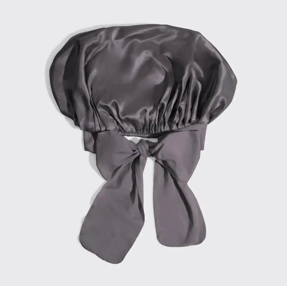 KITSCH Säädettävä Satin Bonnet- Charcoal KITSCH