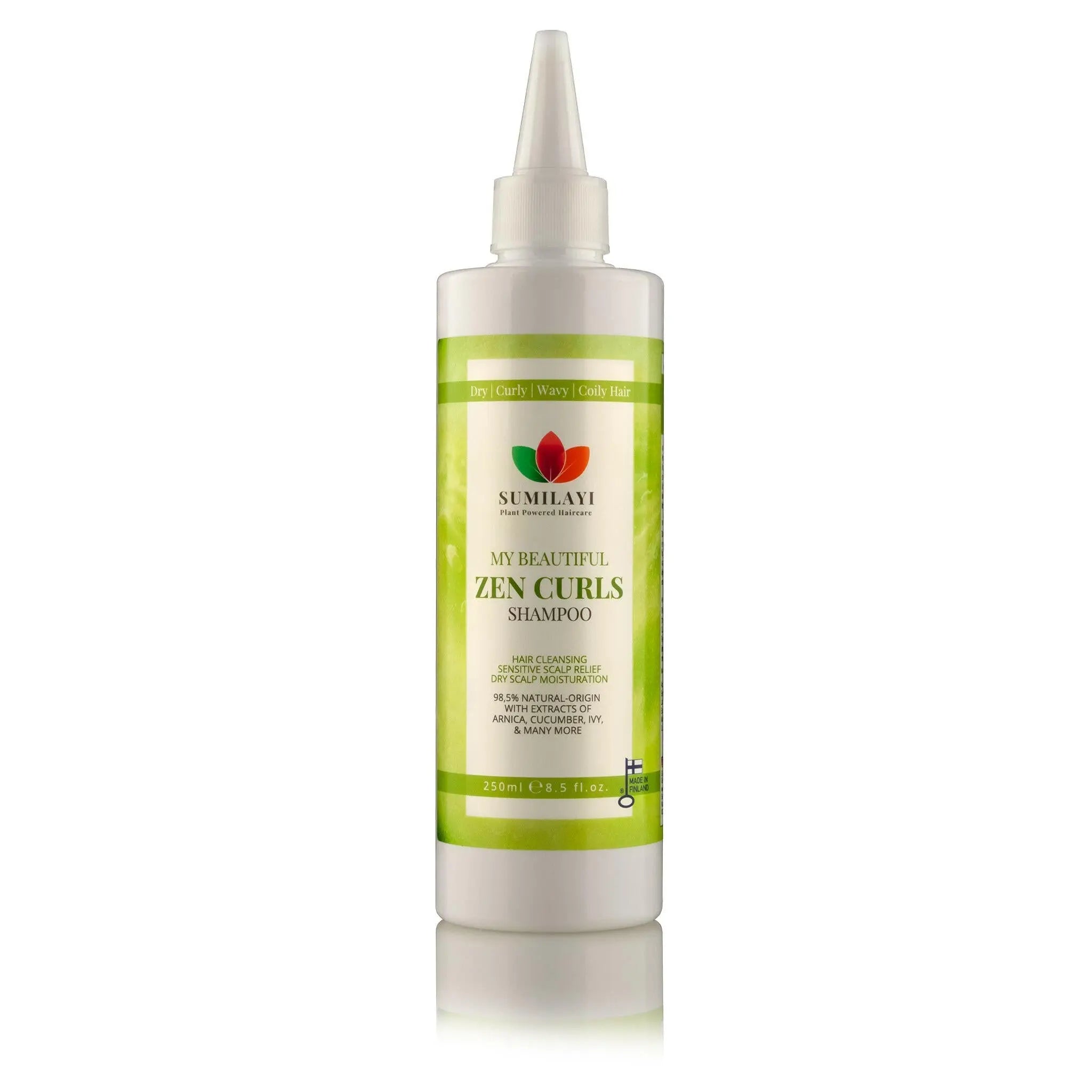 My Beautiful Zen Curls Shampoo 250ml | Hajusteeton ja hellävarainen - Laadukas Hair Shampoo, valmistaja: Sumilayi. Saatavilla verkkokaupassa Sumilayi. Katso lisää: My Beautiful Zen Curls Shampoo 250ml | Hajusteeton ja hellävarainen - Suomi Sumilayi Plant-Powered Hair Care.