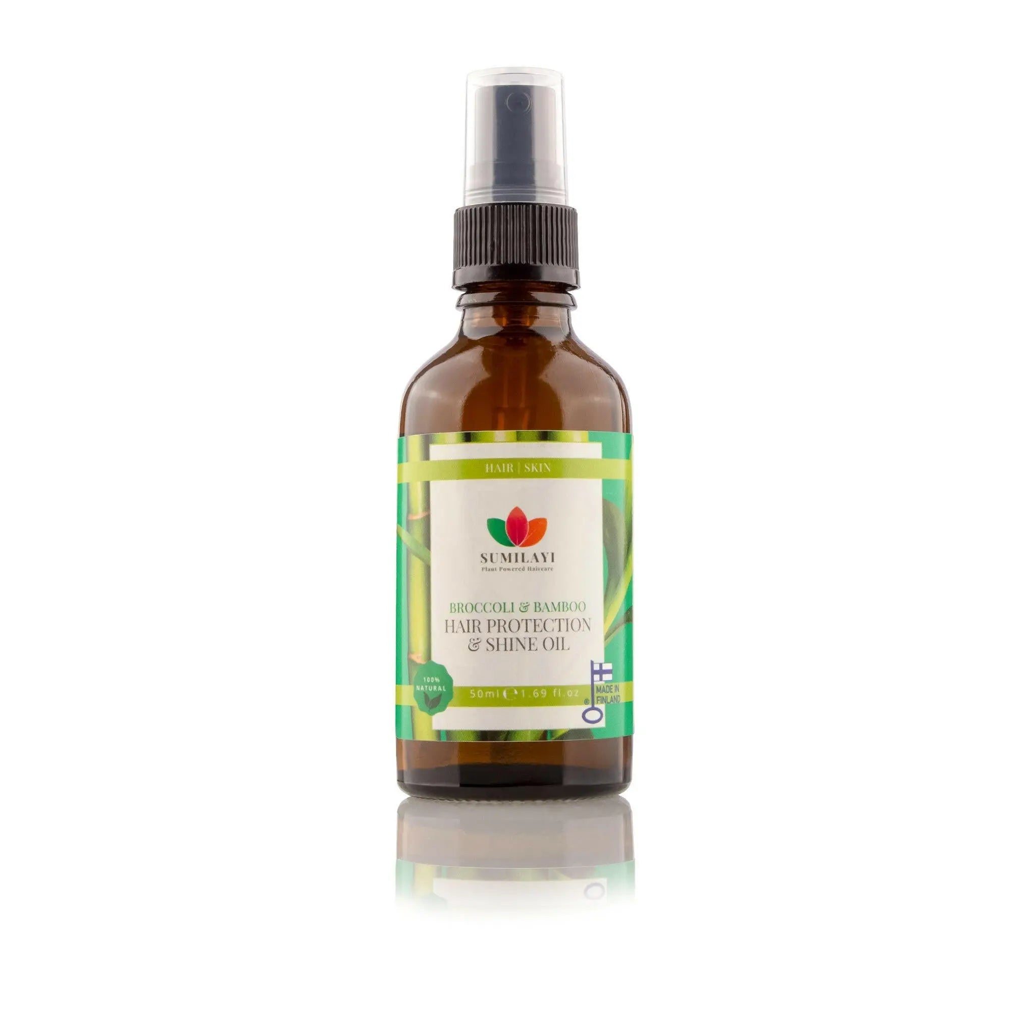 Suojaa ja kiiltoa Broccoli & Bamboo Oil 50ml - Laadukas Hair Oil, valmistaja: Sumilayi. Saatavilla verkkokaupassa Sumilayi. Katso lisää: Suojaa ja kiiltoa Broccoli & Bamboo Oil 50ml.