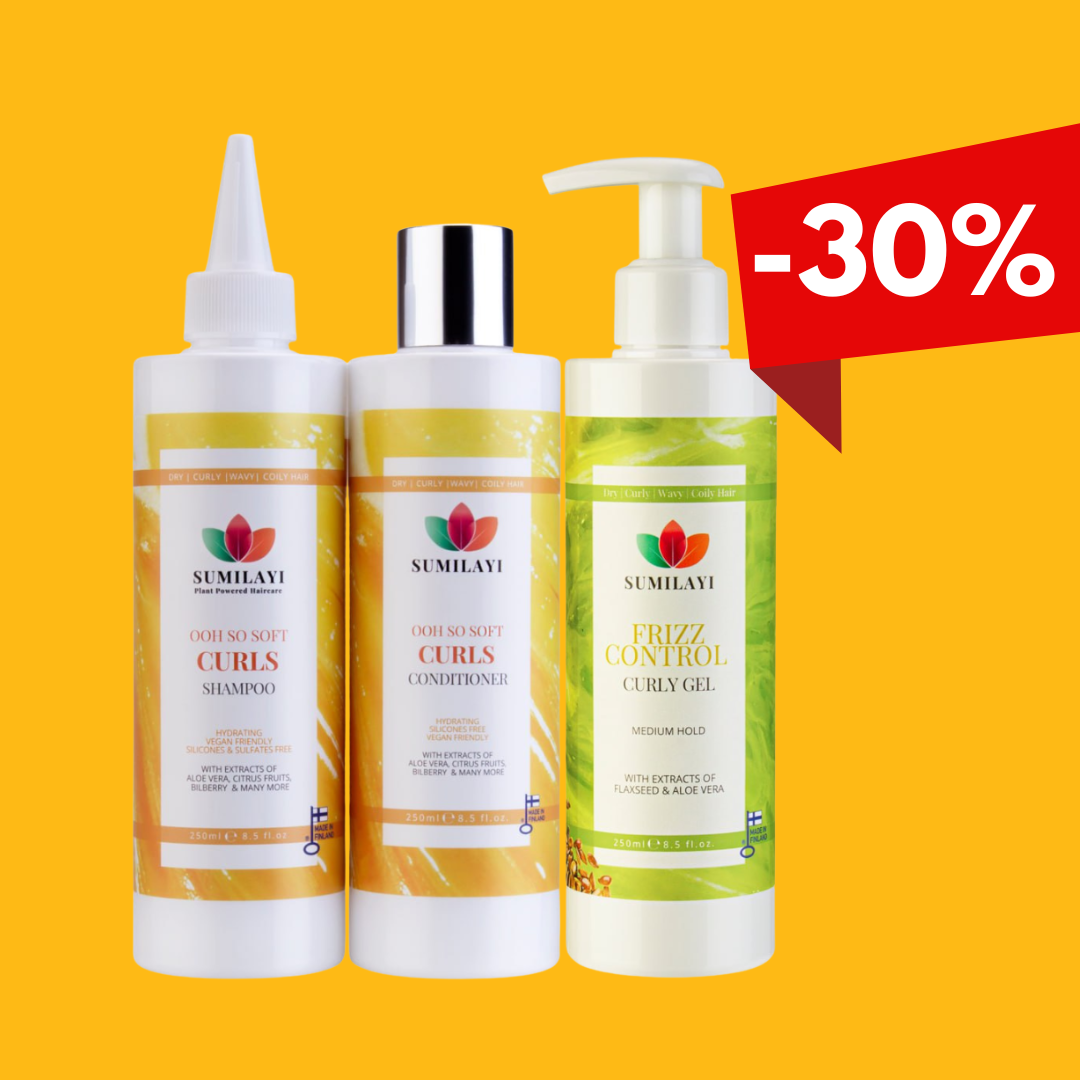 Hehkumarkkinat -30% Pesu, Hoito ja Stailaus setti