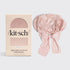 Adjustable Oversized Satin Bonnet- Blush KITSCH