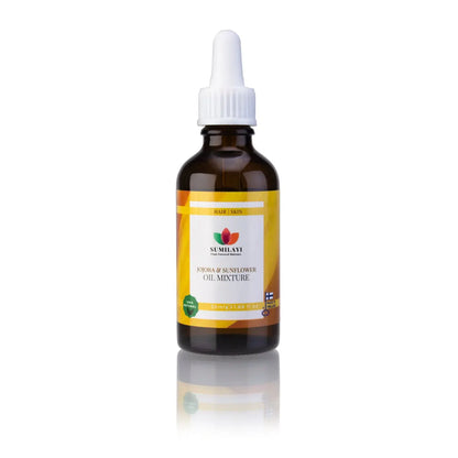 Jojoba &amp; Sunflower Oil Mixture | Hiukset ja iho - Laadukas Hair Oil, valmistaja: Sumilayi. Saatavilla verkkokaupassa Sumilayi. Katso lisää: Jojoba &amp; Sunflower Oil Mixture | Hiukset ja iho.