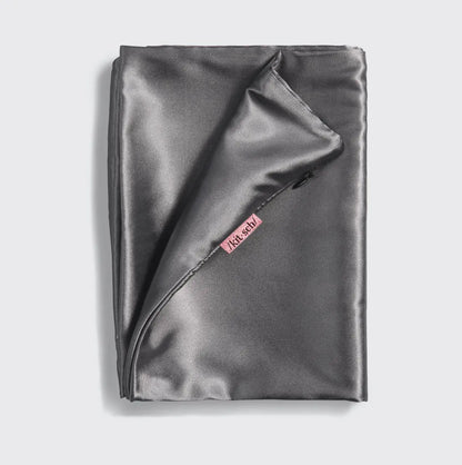 KITSCH Satiini tyynyliina – Charcoal Sumilayi